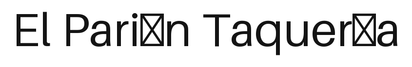 El Parián Taquería